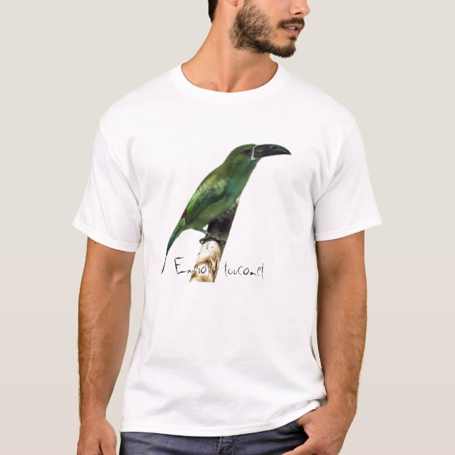 Smaragdtoucanet T Shirt (Framsida)