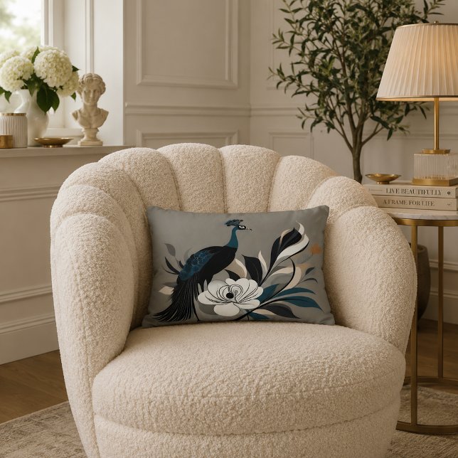 Smaragdvindlande Prydnadskudde (Emerald Whirlwind Accent Pillow
)