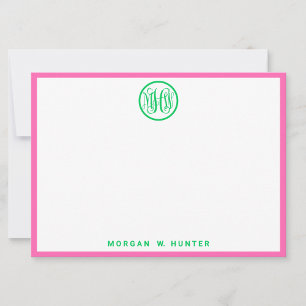 Smaragdvinstil Monogram teckensnitt DIY BG het ros Tack Kort