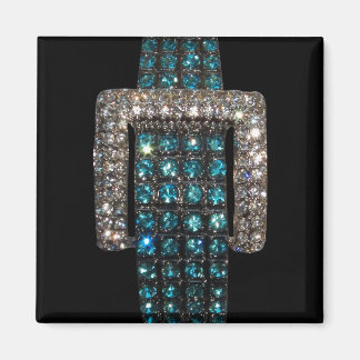 Smärgel och diamanter Art Bling Bling Magnet