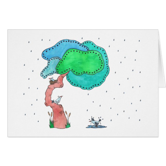 Smärgskabb, tom hälsningskort (Framsidan Horizontal)