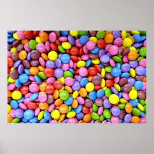 Smarites - chokladbakgrunden poster
