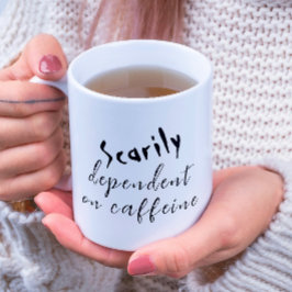 Smärre beroende av kaffe Halloween-kaffe Mugg