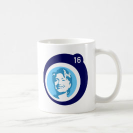 Smärre blå bubbla kaffemugg