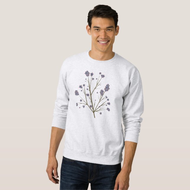 Smärre Blooms Unisex Sweatshirt (Hel framsida)