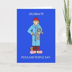 Smärre folkdagen 10 januari helgkort