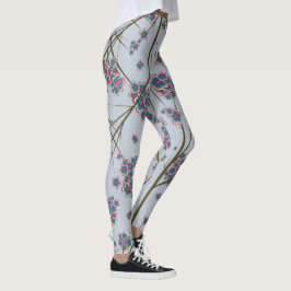 Smärre Grenar Himlar Blue Leggings