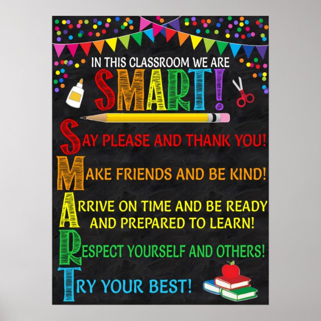 SMART Acronym Classroom Poster (Framsidan)