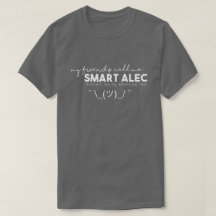 Smart Alec-Mörk T-Shirt