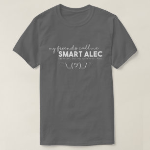 Smart Alec-Mörk T-Shirt