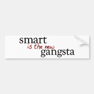 Smart är den nya Gangstaen Bildekal