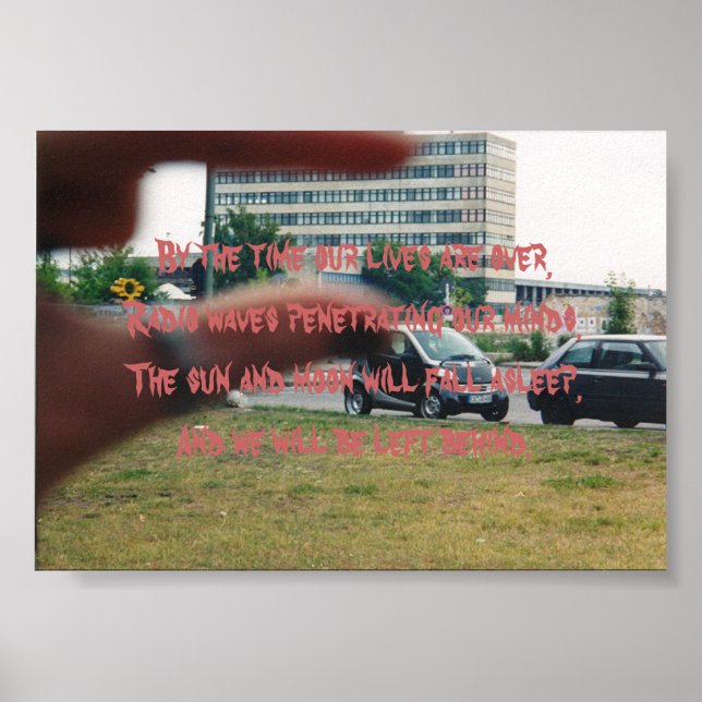 Smart bil poster (Framsidan)