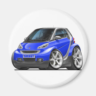 Smart blå bil magnet