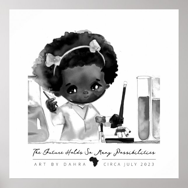 Smart Black Kid Poster (Framsidan)