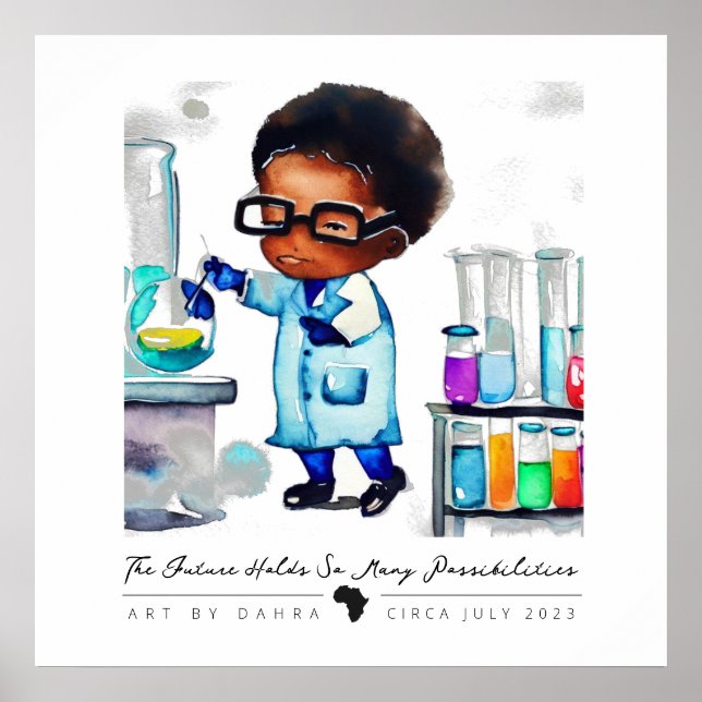 Smart Black Kid Poster (Framsidan)