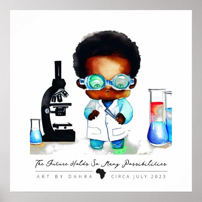 Smart Black Kid Poster (Framsidan)