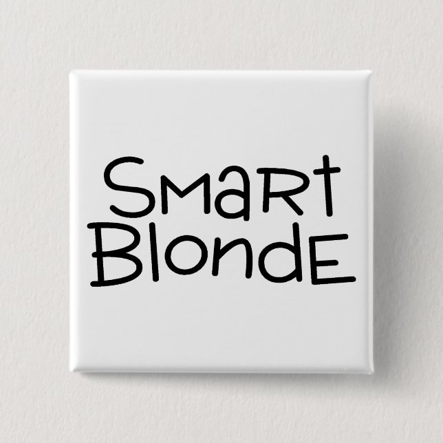 Smart blondin knapp (Framsida)