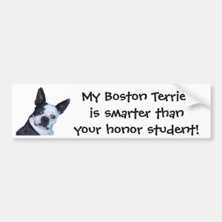 Smart Boston Terrier - bildekal
