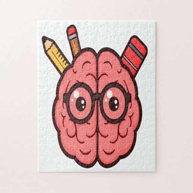 Smart Brain Education Puzzle Roligt Back to school Pussel (Vertikal)