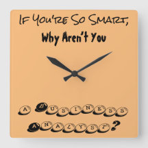 Smart Business Analyst för väggklocka