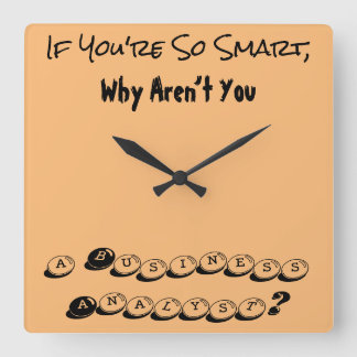 Smart Business Analyst för väggklocka