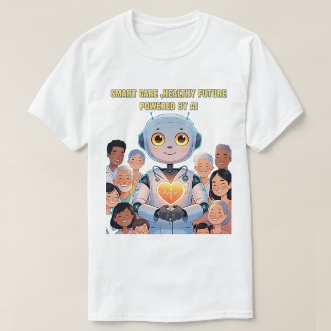 Smart Care, Lycklig Life T Shirt (Design framsida)