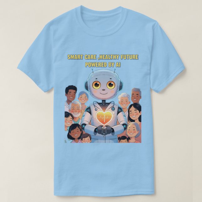 Smart Care, Lycklig Life T Shirt (Design framsida)