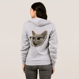 "Smart Cat-design med glasögon T Shirt