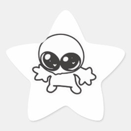 Smart Cat Meme & Pink Coquette Floral Sticker Shee Stjärnformat Klistermärke