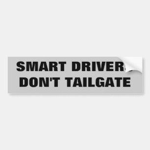 Smart chaufförer gör inte tailgate.en bildekal