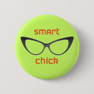 Smart chickGeekglasögon Knapp
