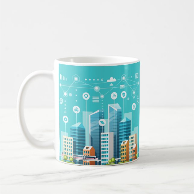 Smart City MUG Kaffemugg (Vänster)
