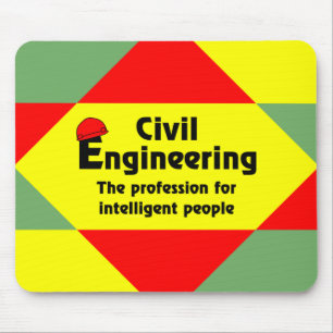 Smart Civil Ingenjör Block Musmatta