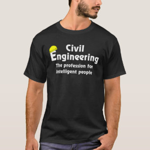 Smart Civil Ingenjör T-Shirt