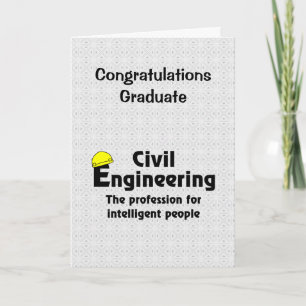 Smart Civilingenjör  Examenkort Tack Kort