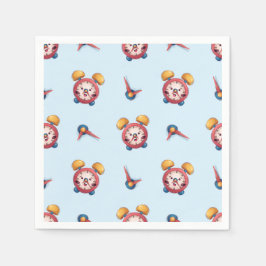 Smart Clock-samling - blå Pappersservett