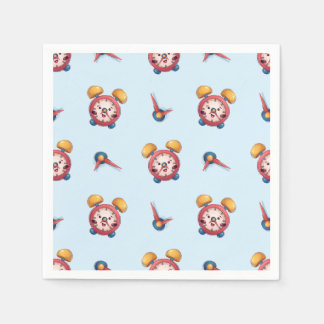 Smart Clock-samling - blå Pappersservett