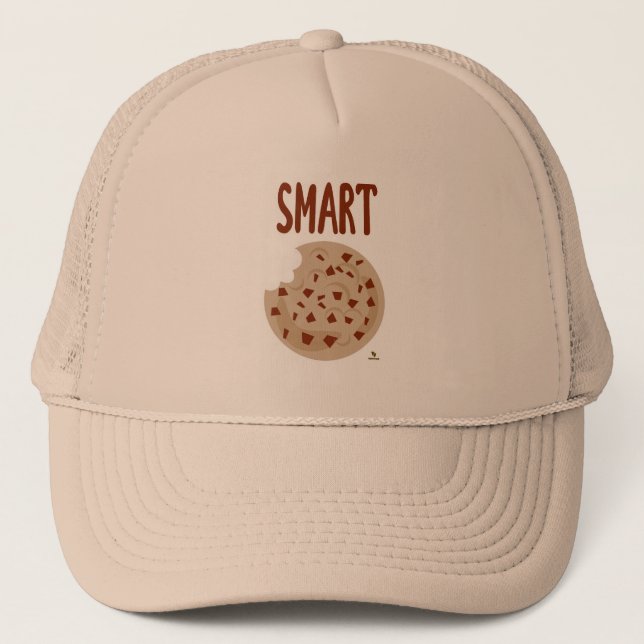 Smart Cookie Funny Dessert Motto Art Keps (Framsida)