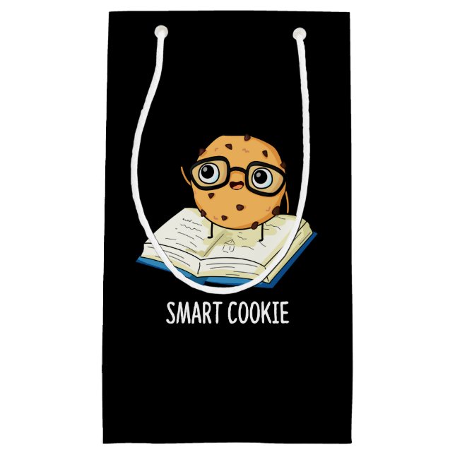 Smart Cookie Funny Snack Pun Mörk BG (Framsidan)