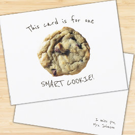 Smart Cookie-lärare till Studenter Stationery Kort