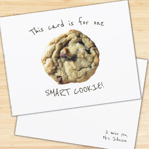 Smart Cookie-lärare till Studenter Stationery Kort