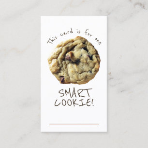 Smart Cookie-lärarincitamentskort Visitkort