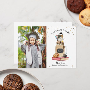 Smart Cookie Milkshake Student Photo Announcement Inbjudningar