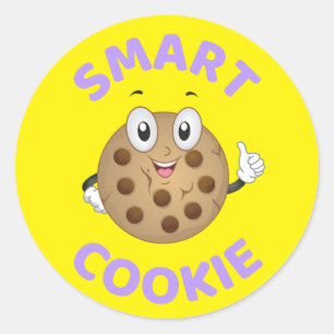 Smart cookie runt klistermärke