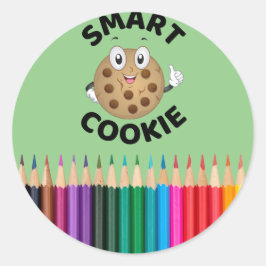Smart cookie runt klistermärke