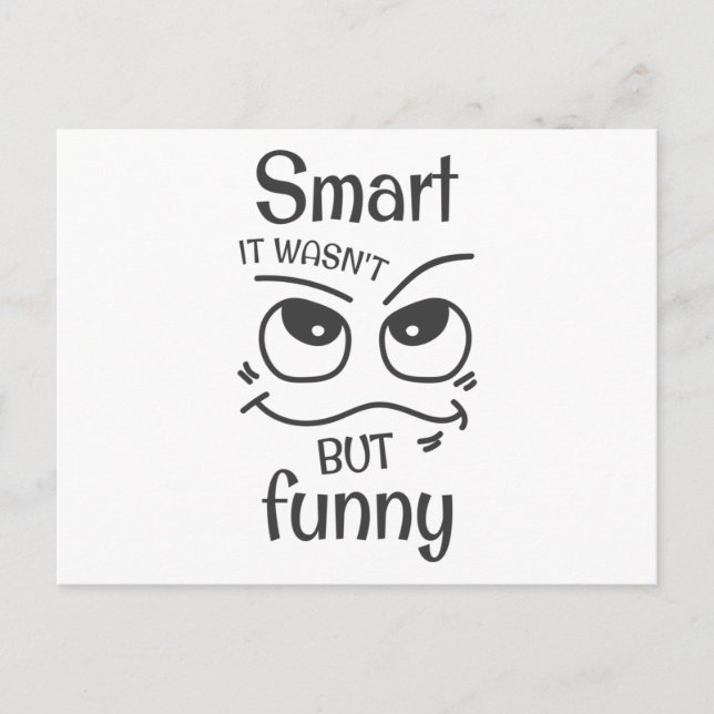 Smart det var inte bara roligt vykort (Framsida)
