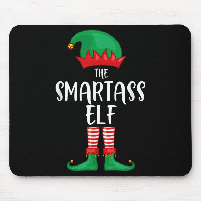 Smart Elf Christmas Party Matching Family Group Pa Musmatta (Framsidan)