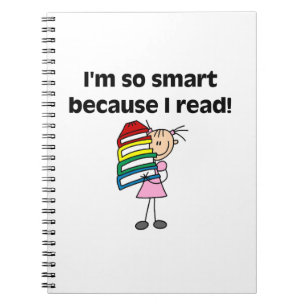 Smart flicka, därför att jag läste anteckningsbok med spiral