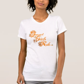 Smart flickor härskar orangen t shirt