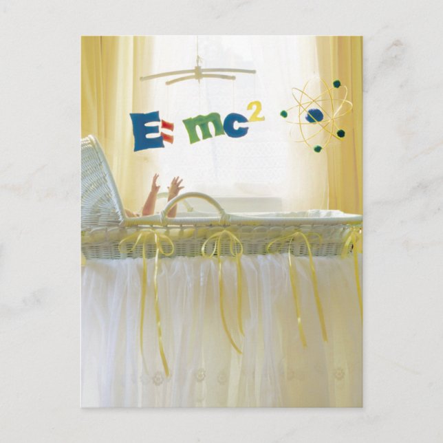 Smart från Start Nyfödd bebis Meddelande Vykort (Framsida)